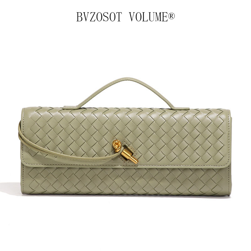 Fashion Hand - knitted Evening Baguette Bag Accordion Bag Horizontal - style Handheld Single - shoulder and Cross - body Bag bags - Bags, Luggage & Accessories - zorviavip