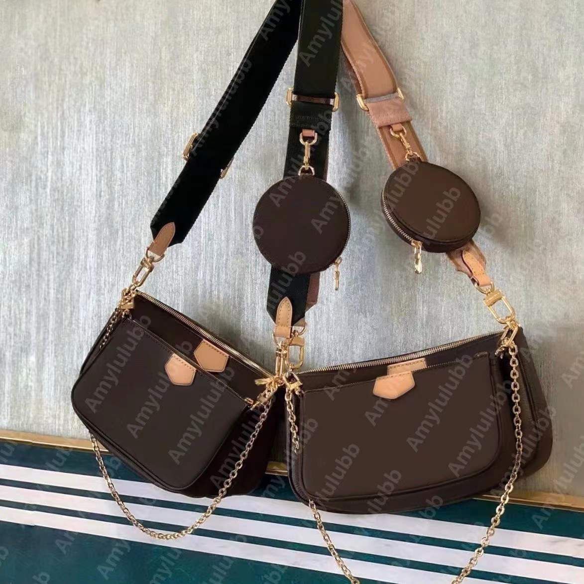 Designer purse women shoulder bags luxury handbag accessories crossbody bag mini Baguette borse coin purse sling bag embossed bag black sac a main dicky0750 PRPU - 3 of 8