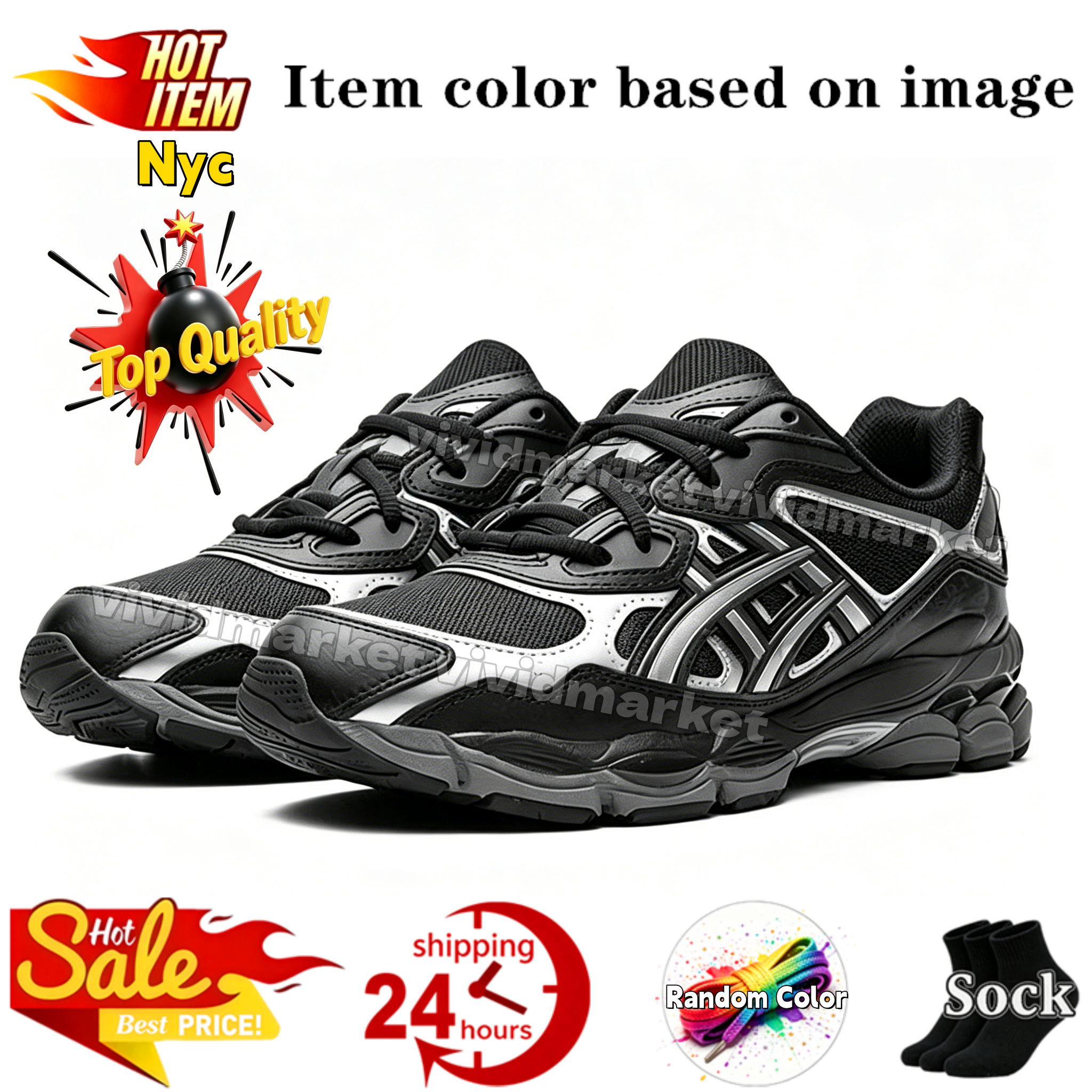 With Box Designer Shoes K14 gels nyc 1130 Mens Womens Sneakers Cream Solar Power Pure Sier Outdoor Sneakers Sports Athleisure Trainers Fashion Daily Outfit 36-47 - 7 of 8