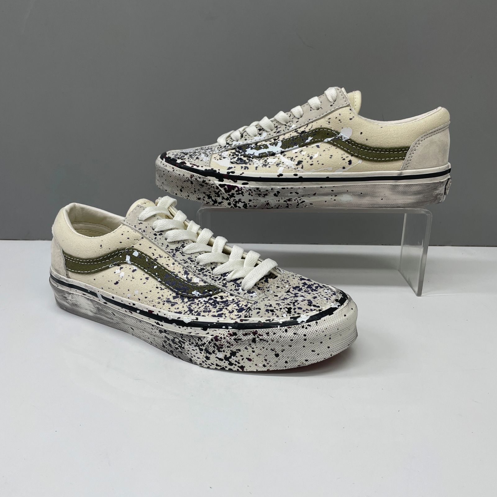 2026 Pearlized Canvas Shoes Luxury Brands Old Sneakers Mens Women Designer Trainers Vintage Sports Casual Shoes Lace-Up Walking Shoe 1083 - 4 of 9