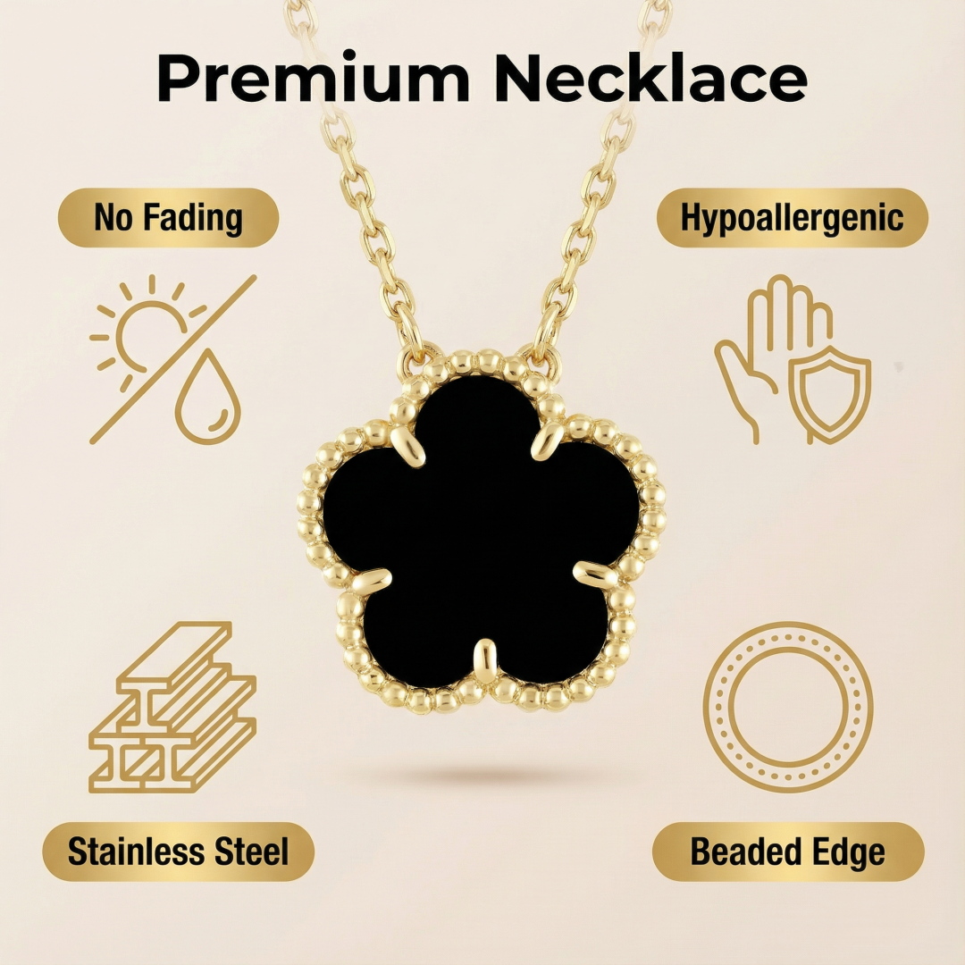 5 flower jewelry luxury designer necklace clover necklace women mother of pearl diamond stainless steel chain plated gold pendant silver wedding necklaces woman - 4 of 9