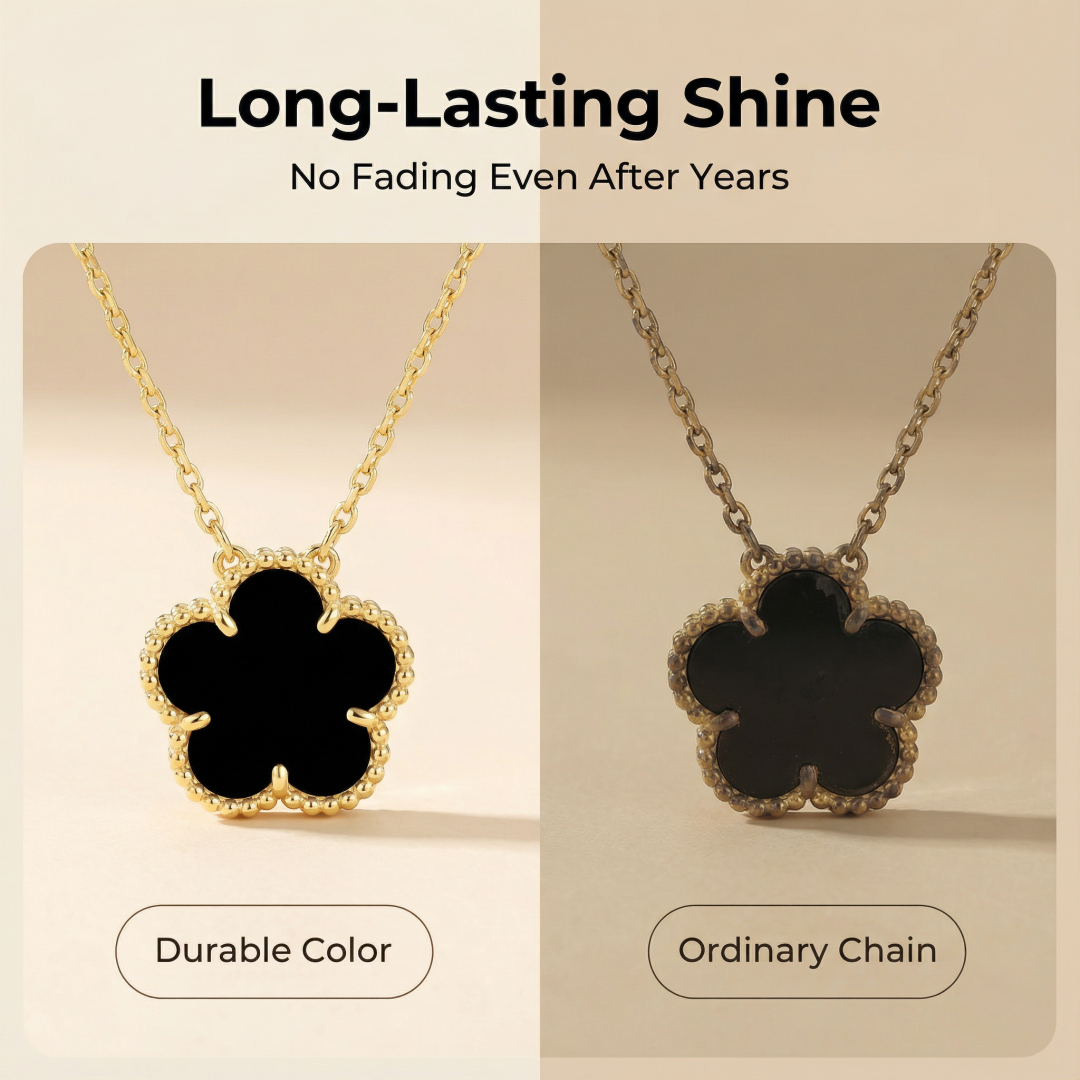 5 flower jewelry luxury designer necklace clover necklace women mother of pearl diamond stainless steel chain plated gold pendant silver wedding necklaces woman - 7 of 9