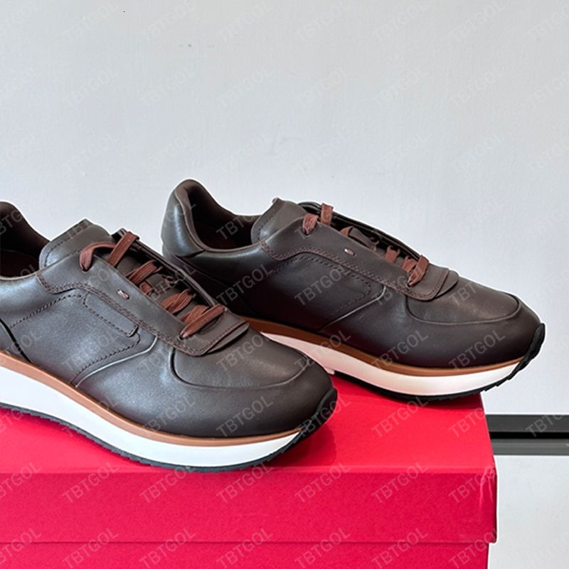 Designer Stylish Men Calfskin Comfortable Sneakers Gancini Men Low Top Sneakers Lightweight Low Top Sneakers Stylish and Versatile Skate Shoes 1041 - 8 of 8