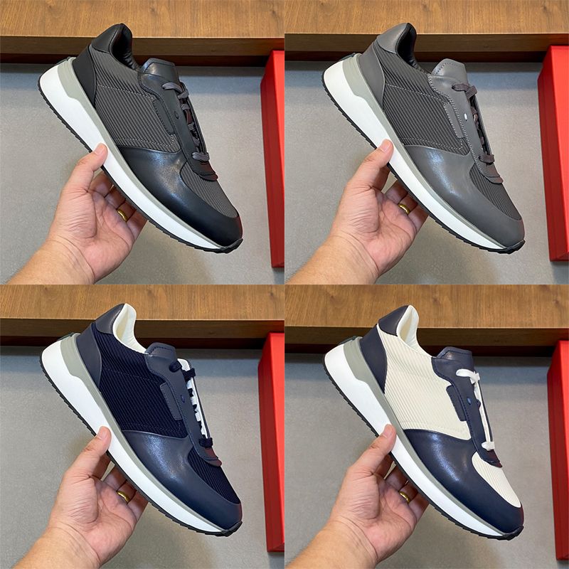 Designer Stylish Men Calfskin Comfortable Sneakers Gancini Men Low Top Sneakers Lightweight Low Top Sneakers Stylish and Versatile Skate Shoes 1041 - 1 of 8