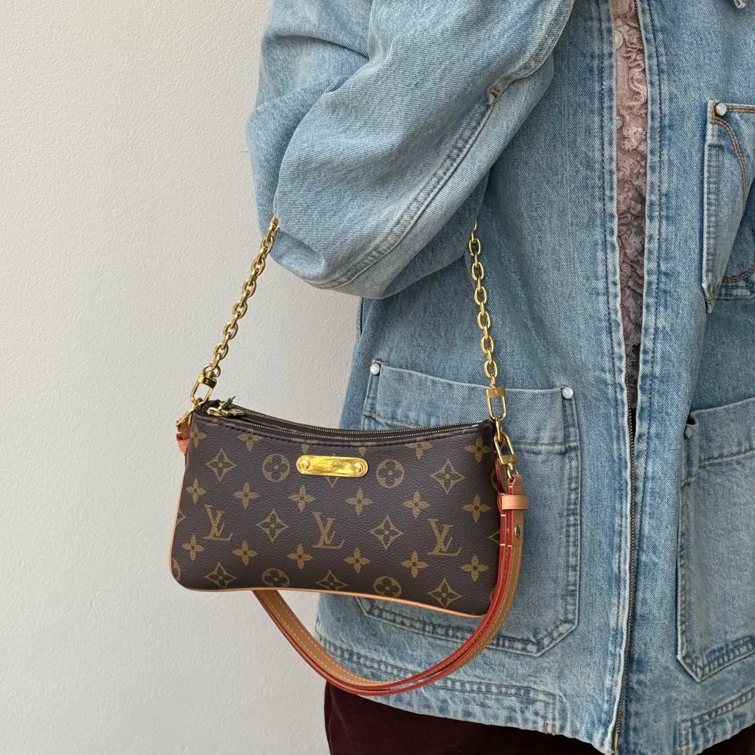 1:1 copy Designer Bag Fashion pochette Liv bag Shoulder bag women Leather Embossed bag Old Flower Handbags Designer purse - 8 of 9