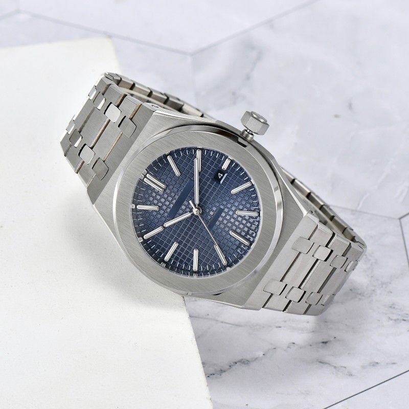 luxury designer mens watch mechanical luminous date window waterproof stainless steel well made classic watches for men - 5 of 9