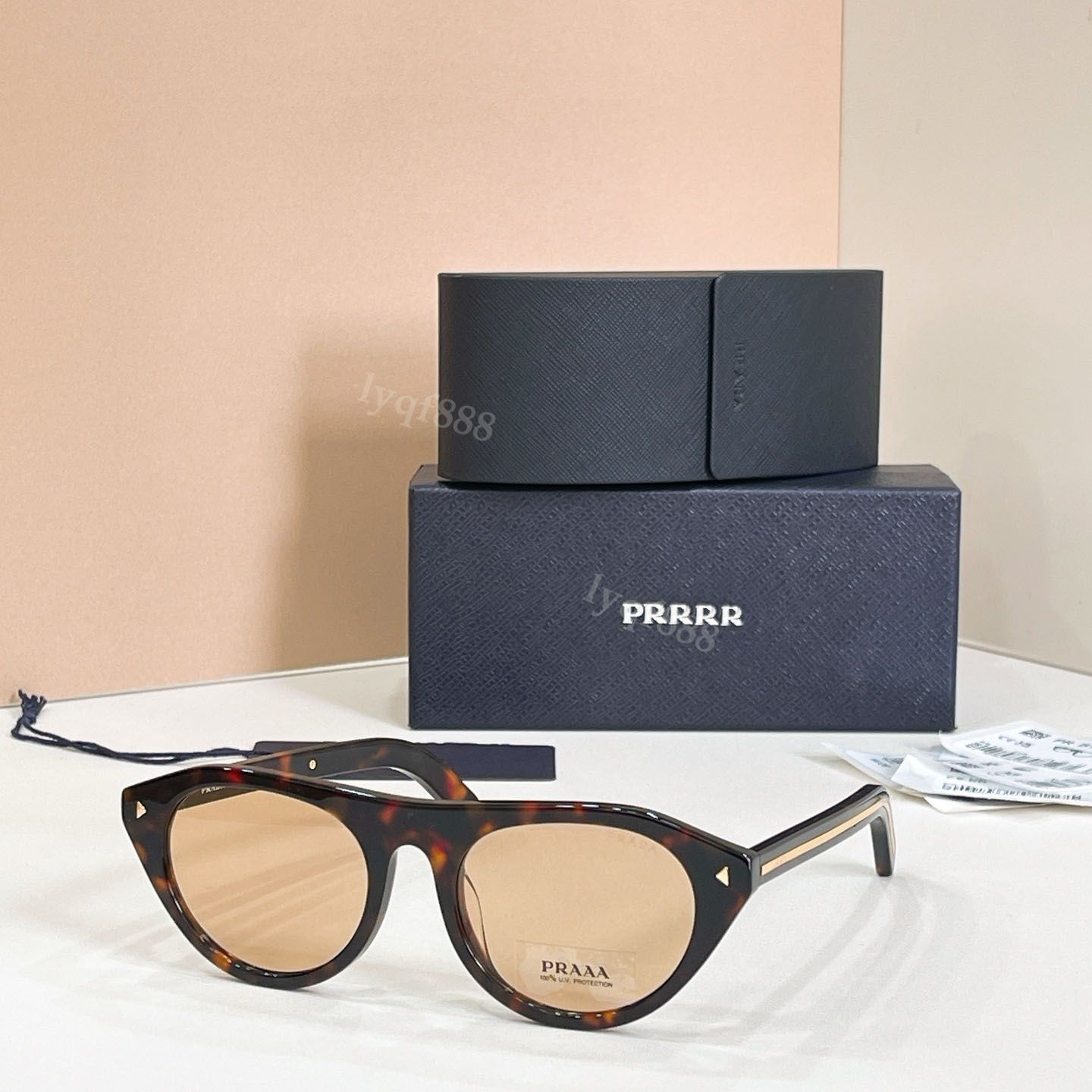 Sunglases Designer Women Beach Trendy Classic Square Metal Legs Letter Design Cat Eye Top Quality Eyeglasses Oval Luxury Monogram Sunglasses PR B15S 12A - 3 of 8