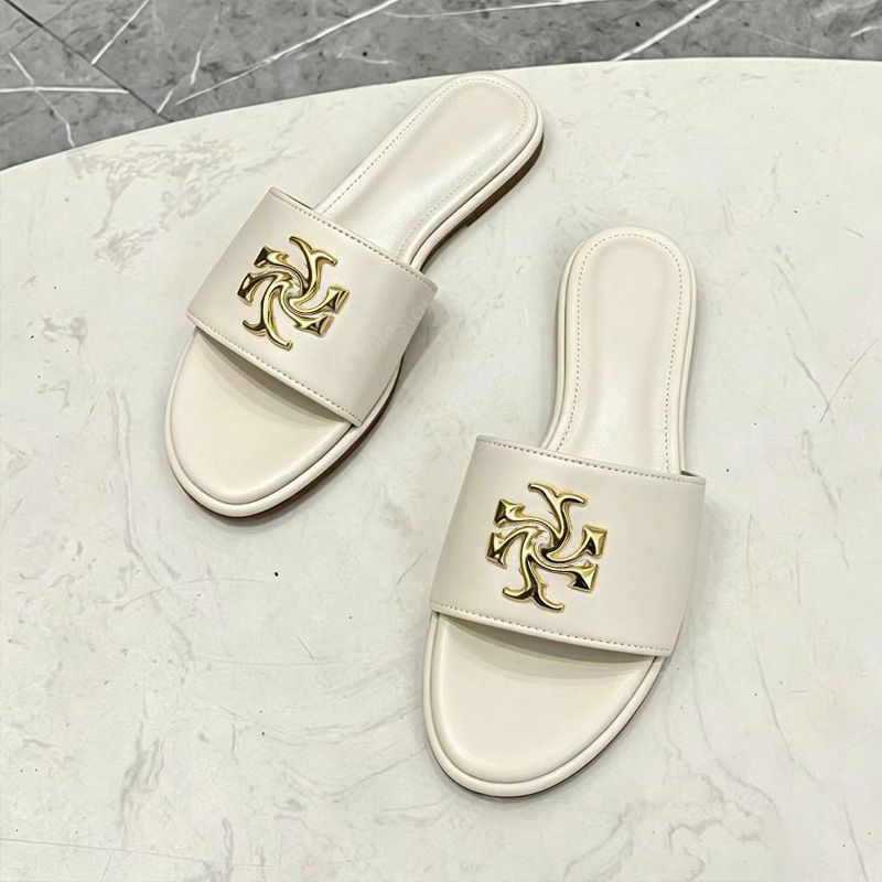designer slides Eleanor sandals Women's Designer Sandals Shoes Sliders Fashion Outdoor Beach Sandale Womens Shoe Flat Loafer Summer Mule Size 35-42 - 8 of 8