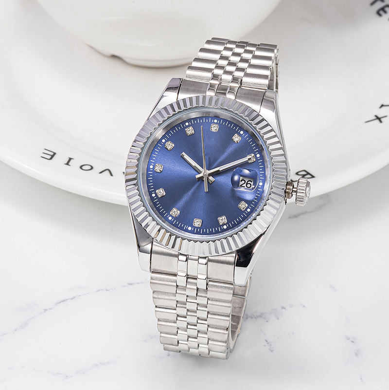 watch orologio Automatic Mechanical Watches Men Big Magnifier 41mm/36mm Stainless steel Sapphire Mens Watches Male Wristwatches Luminous - 6 of 9