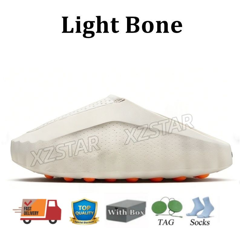 Free Shipping Designer slides for men slippers 001 onyx Bone Azure Flax Pure Ochre glow green Resin Soot womens sandals solid slide slipper sandal - 6 of 9