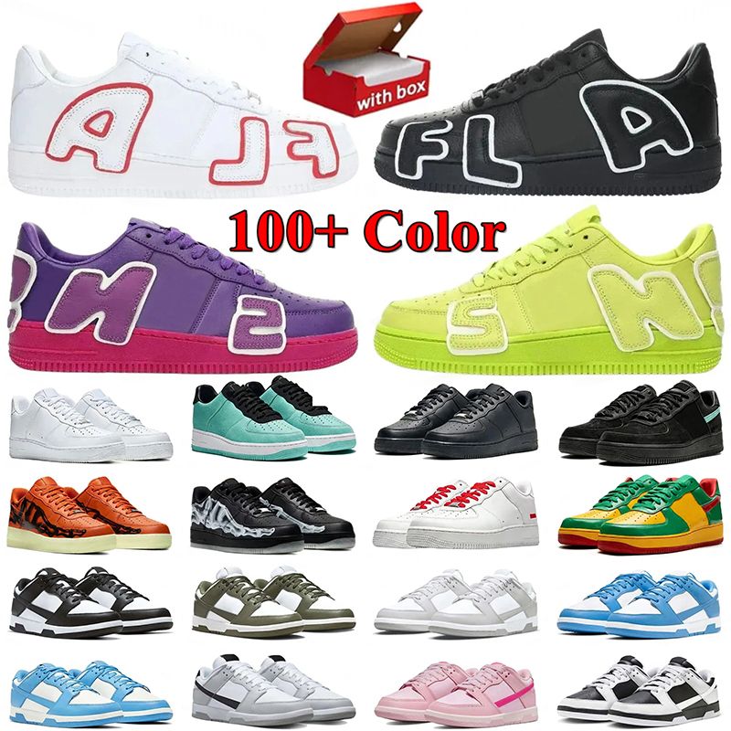 Designer Shoes One af1s shoes men Casual Running Sneakers Classic 1 Triple White Black Red Wheat Panda Utility Starstruck White Ice Outdoor Sports Runners 1s Mens - 1 of 8