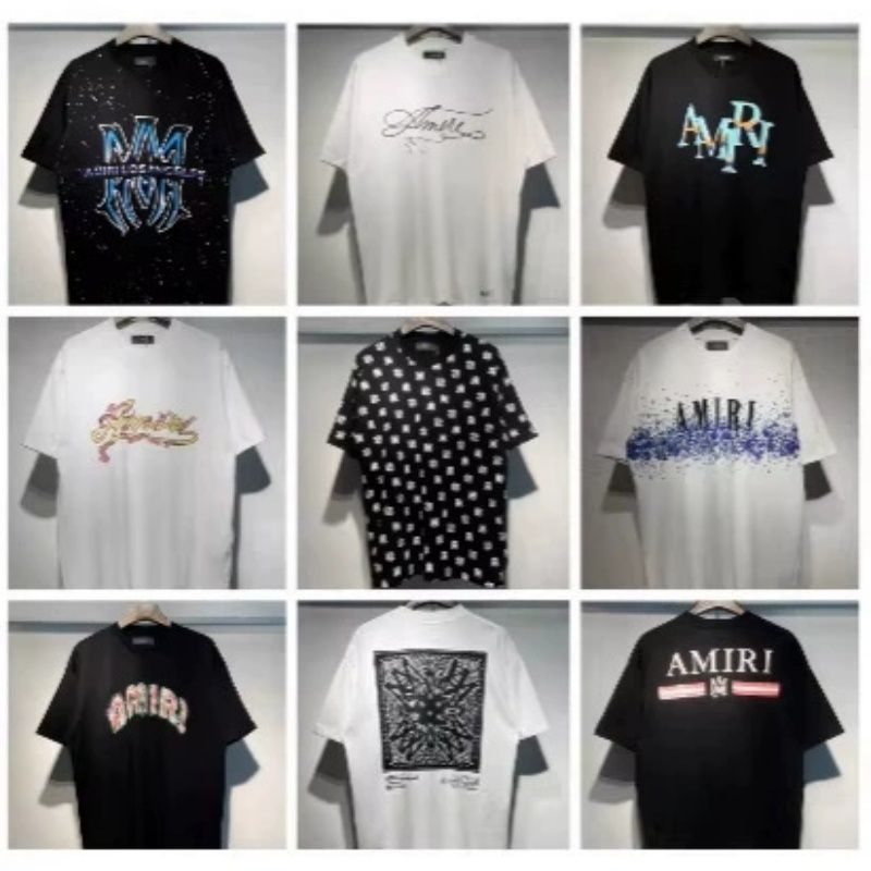 Designer shorts men short shirt Men T-Shirt High Street High quality Cotton Designer Mens Shirts tee Thick S-XL - 1 of 8