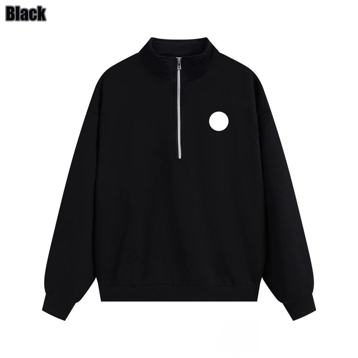 Mens Womens Yoga Outfit Hoodie Sweatshirt Round Neck Pullover Gym Women Men 1/4 Zip Relaxed-fit Sport - 2 of 8
