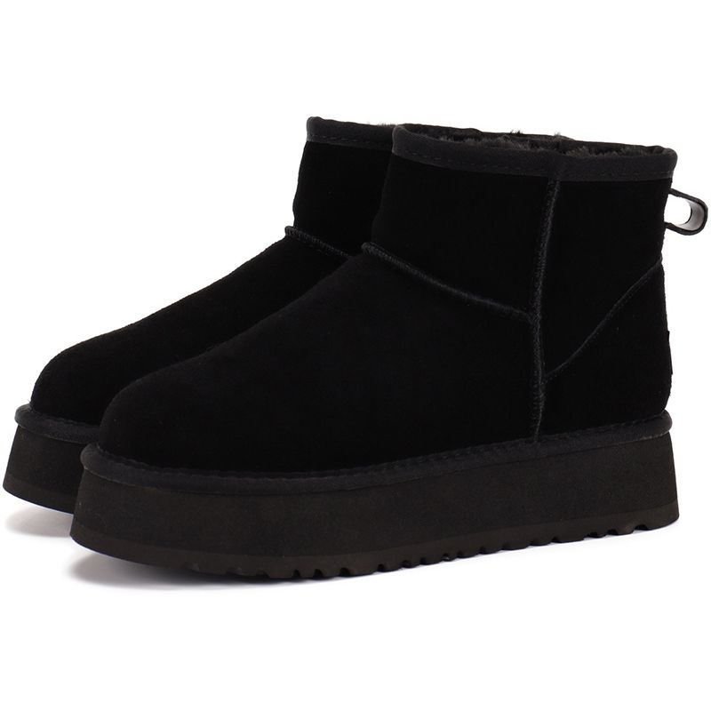 UGG Women's Classic Ultra Mini Platform Boots Suede Shearling Lined Thick Sole Winter Warm Anti-Slip Ankle Snow Boots Multiple colors - 8 of 8