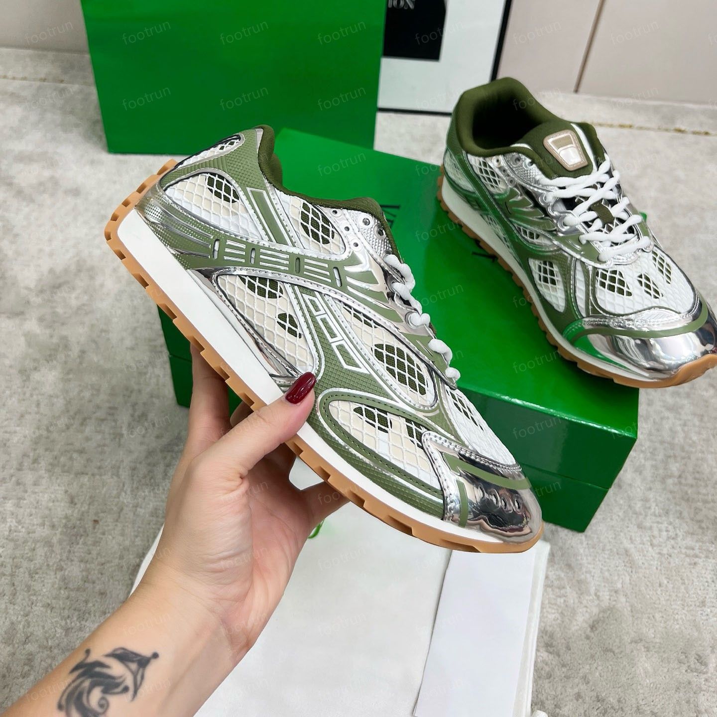 Designer Orbit Sneaker Men Women Casual Running Shoes Flash Mary Jane Runner Sneakers Trainers In Lightweight Technical Mesh Men Women Shoe Size 35-47 - 6 of 9