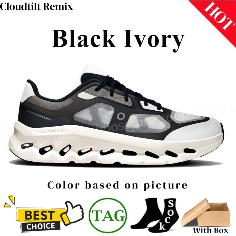 With Box oncloudds mens shoes cloutilt sneakers Cloudmonster Cloudsurfer shoes Cloudswift 4 trainers womens ons cloudes running shoes Remix Black Ivory EUR 36-46 - 4 of 8
