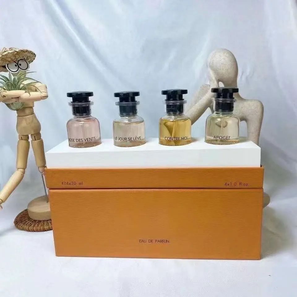 Designer 4*30ml Perfume Set 20 kinds gift box set Cologne 30ml 4pcs fragrances Kits Imagination Pacific Chill Parfum spray Long lasting Man Women perfumes Cologne - 2 of 3