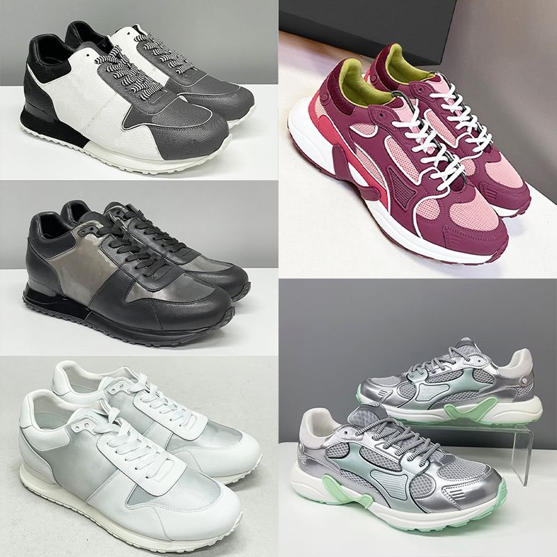 Men Woman Run Away Shoes Designer Olympia Sneakers Leather Casual Shoes Fashion Print Trainers Mesh Runaway Sneaker Mixed Color Shoes 012 - 2 of 9