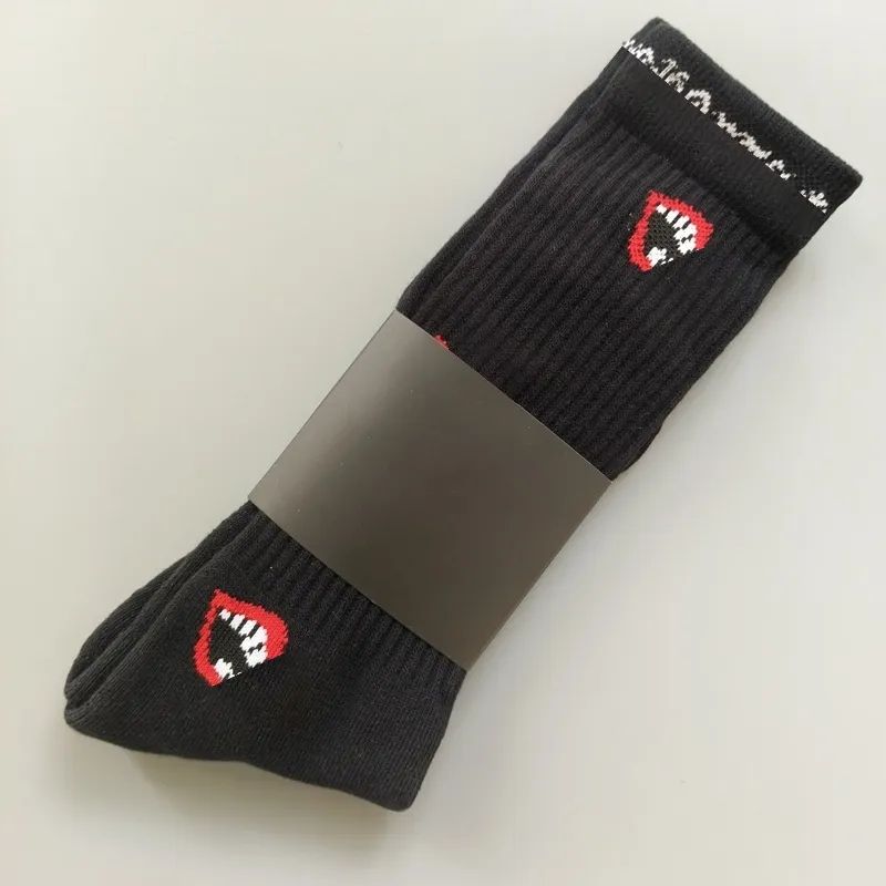 Chrome socks men women men's designer lips print sock fashion high street style colorful stocking breathable cycling anti sweat sport outdoor warm socks - 6 of 8