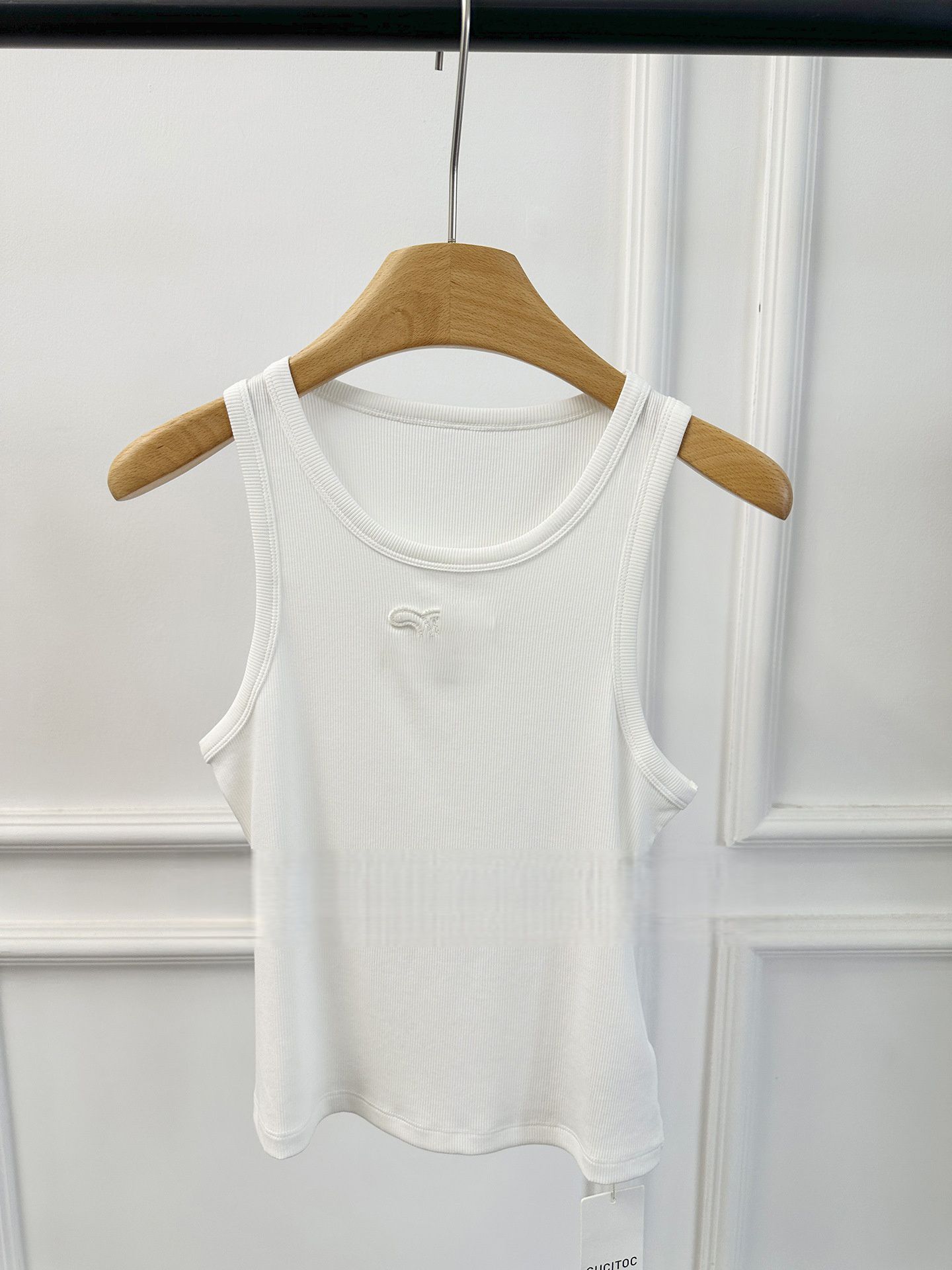 Women's T Shirts Women Tank Top Womens Designer Shirt Black White Strip Letter Summer Short Sleeve Ladies Clothing Size S-L Camis Tops Femme - 9 of 9