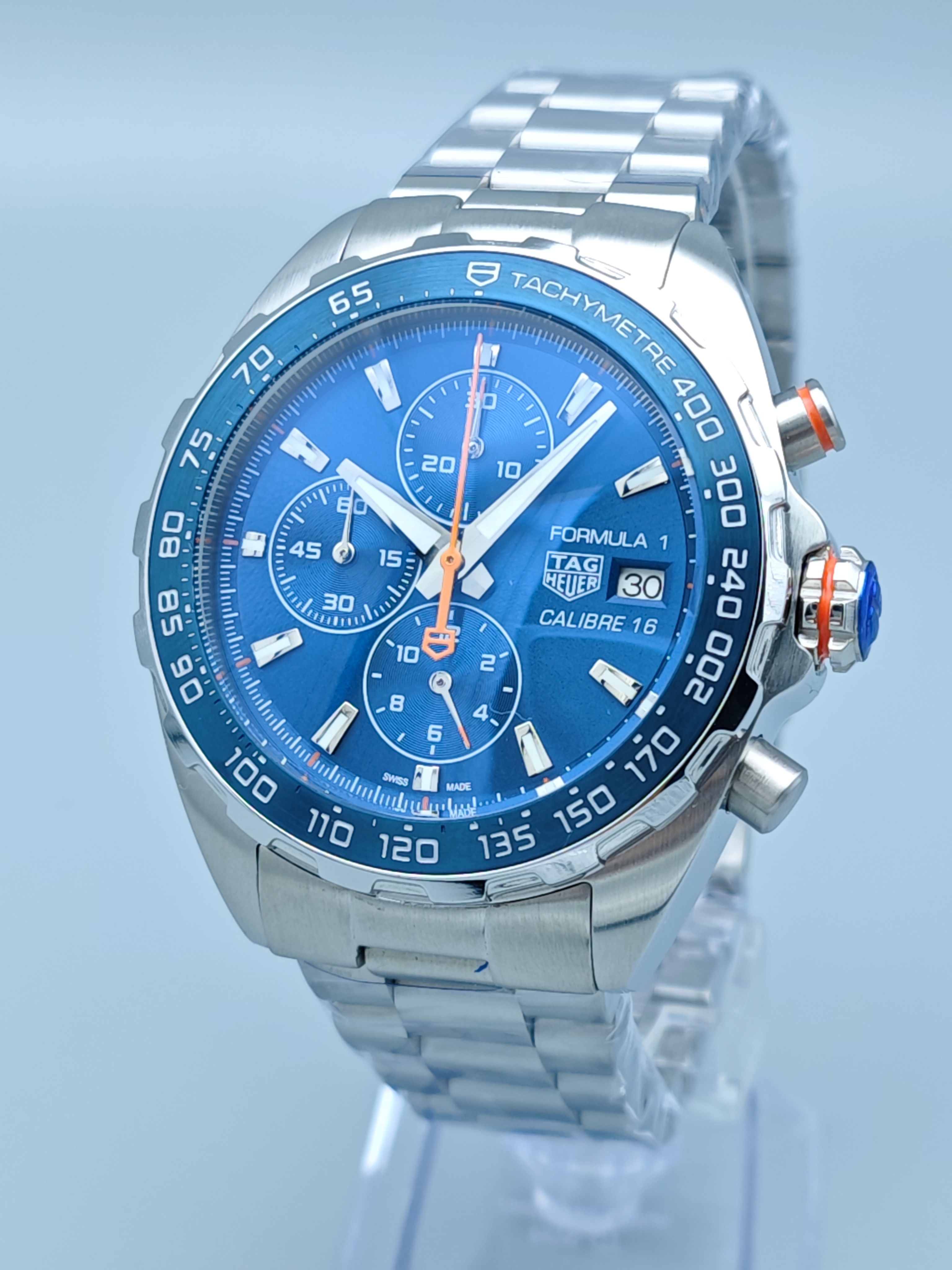 TAG Heuer Formula 1 Calibre 16 Chronograph Quartz Purchase Stainless Steel Men's Watch Stainless Steel Case Silver Case New Black Case - 2 of 8