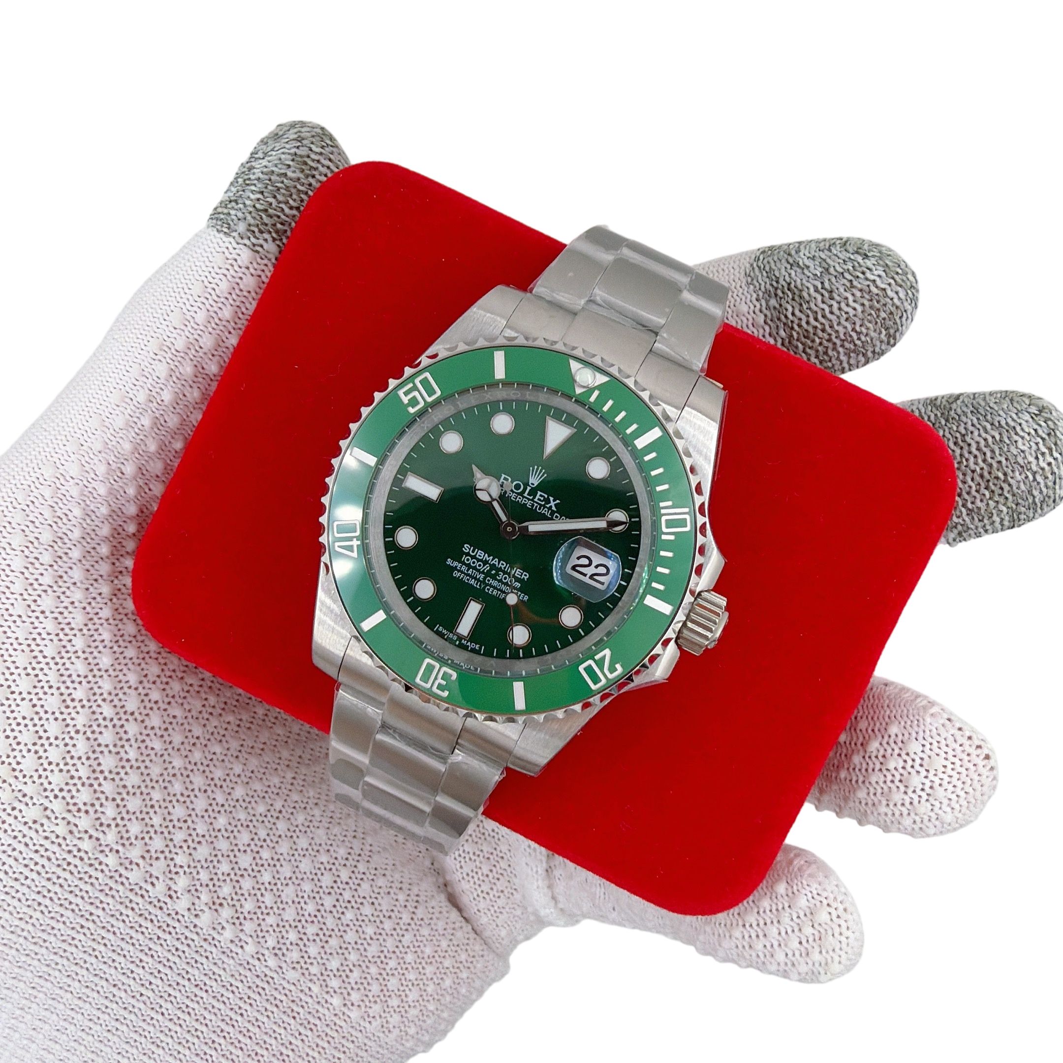 Rolex Submariner Automatic Stainless Steel Watch Ceramic Bezel Men's Watch Sapphire Glass Case New Black Case - 8 of 8