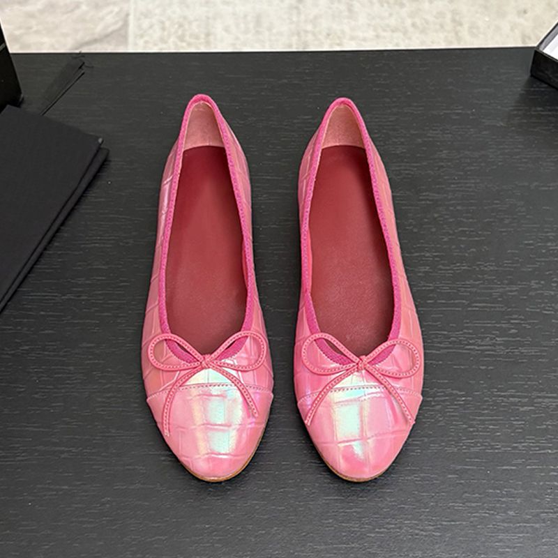 26 Womens Designer Shoes Ballet Flats Loafers colorful suede leather Mesh Dress Shoes Dolly Ballerine Flat Fashion Bow Sandals Slides Bridal Wedding Shoes 1205 891 - 8 of 8