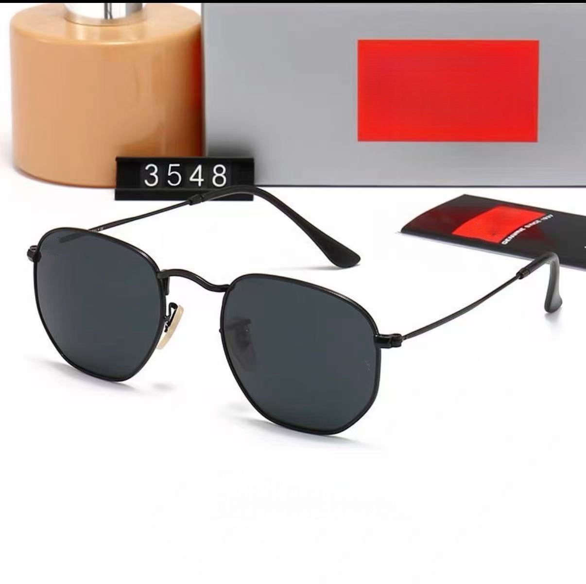 RB sunglasses Designer Sunglass for Women Luxury Metals Sunglasses Mens Casual Fashion Eyeglasses Street Style Sunglass Outdoor Beach Sun Glasses - 8 of 9