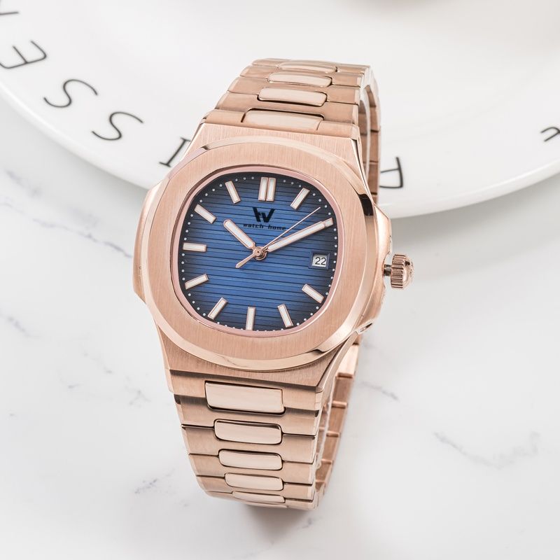 men's watch automatic mechanical skeleton watch classic style 42mm stainless steel sapphire luminous - 4 of 9