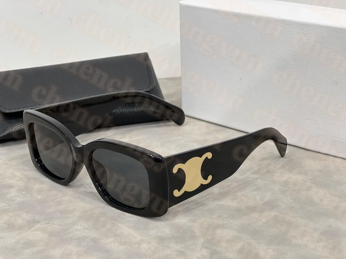 Fashion Luxury Designer Sunglasses Men's and Women's Small Squeezed Frame Oval Glasses Premium UV 400 Polarized Sunglasses - 4 of 9