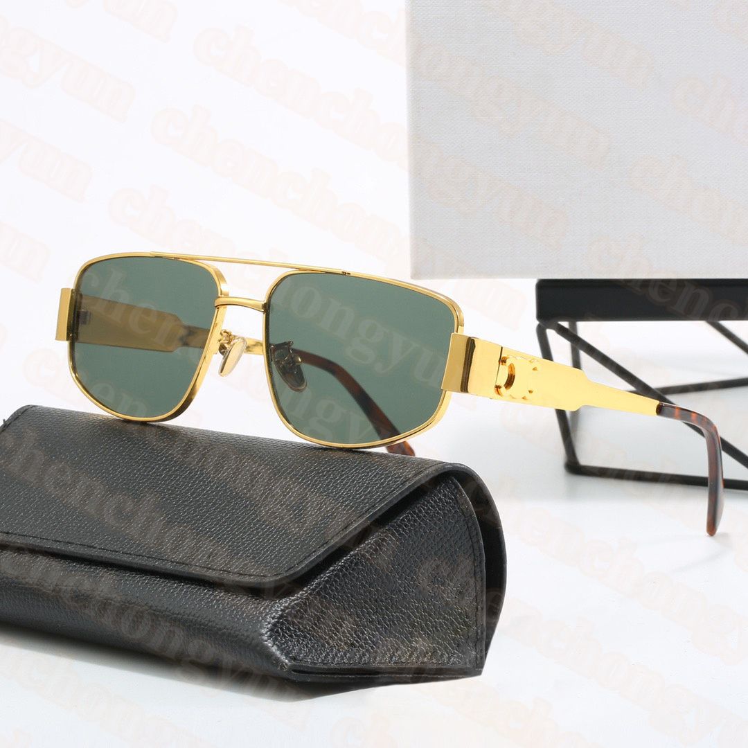 Fashion Luxury Designer Sunglasses Men's and Women's Small Squeezed Frame Oval Glasses Premium UV 400 Polarized Sunglasses - 6 of 9