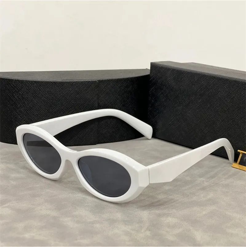 luxury Designer Sunglasses Womens Mens Wearing Outdoor Shades Fashion Senior Eyewear For Women Eyeglasses Frame Vintage Sun Glasses Triangular Signature With box - 9 of 9