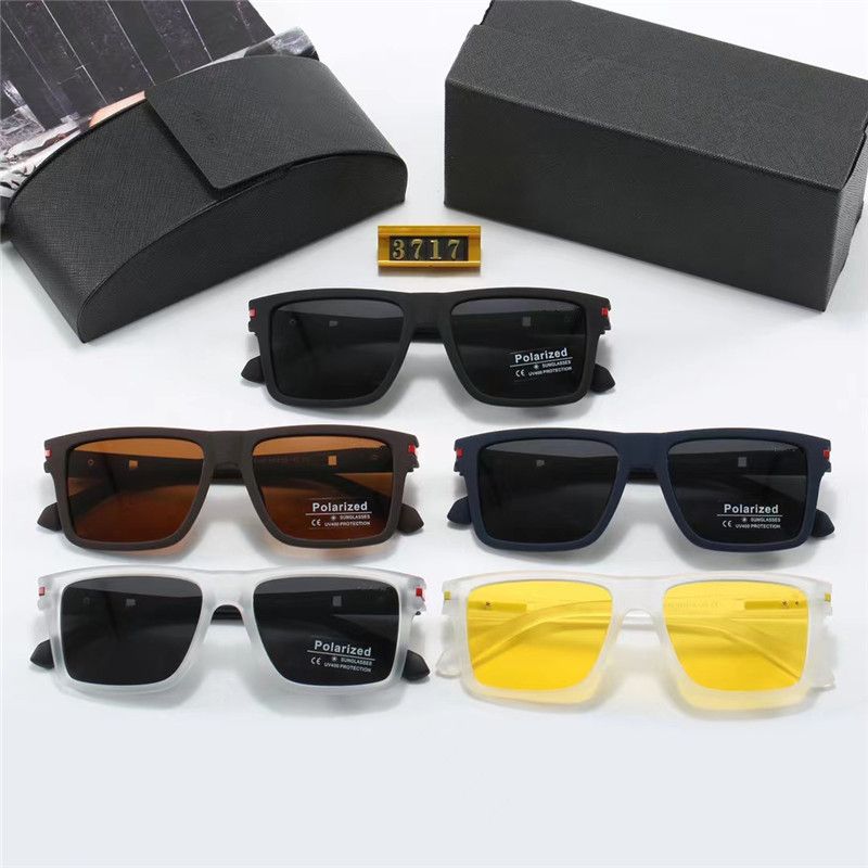 Designer Sunglasses For Women Men Sun Glasses Fashion Classic Sunglasses Luxury Polarized PC Frame Oversized UV400 Eyewear 3717
