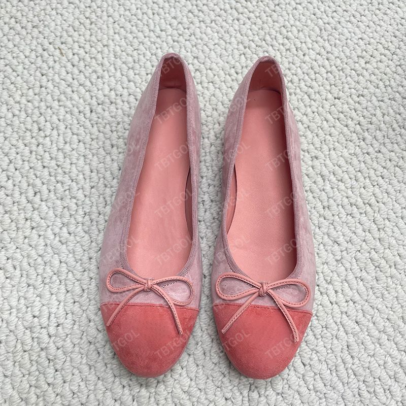 New Women Fur Ballet Flats Ballerine Velours Sandals Designer Bow Ballerina Shoes Loafers Ballet Sneakers Round Toes Leather Dress Shoes 891 - 8 of 8
