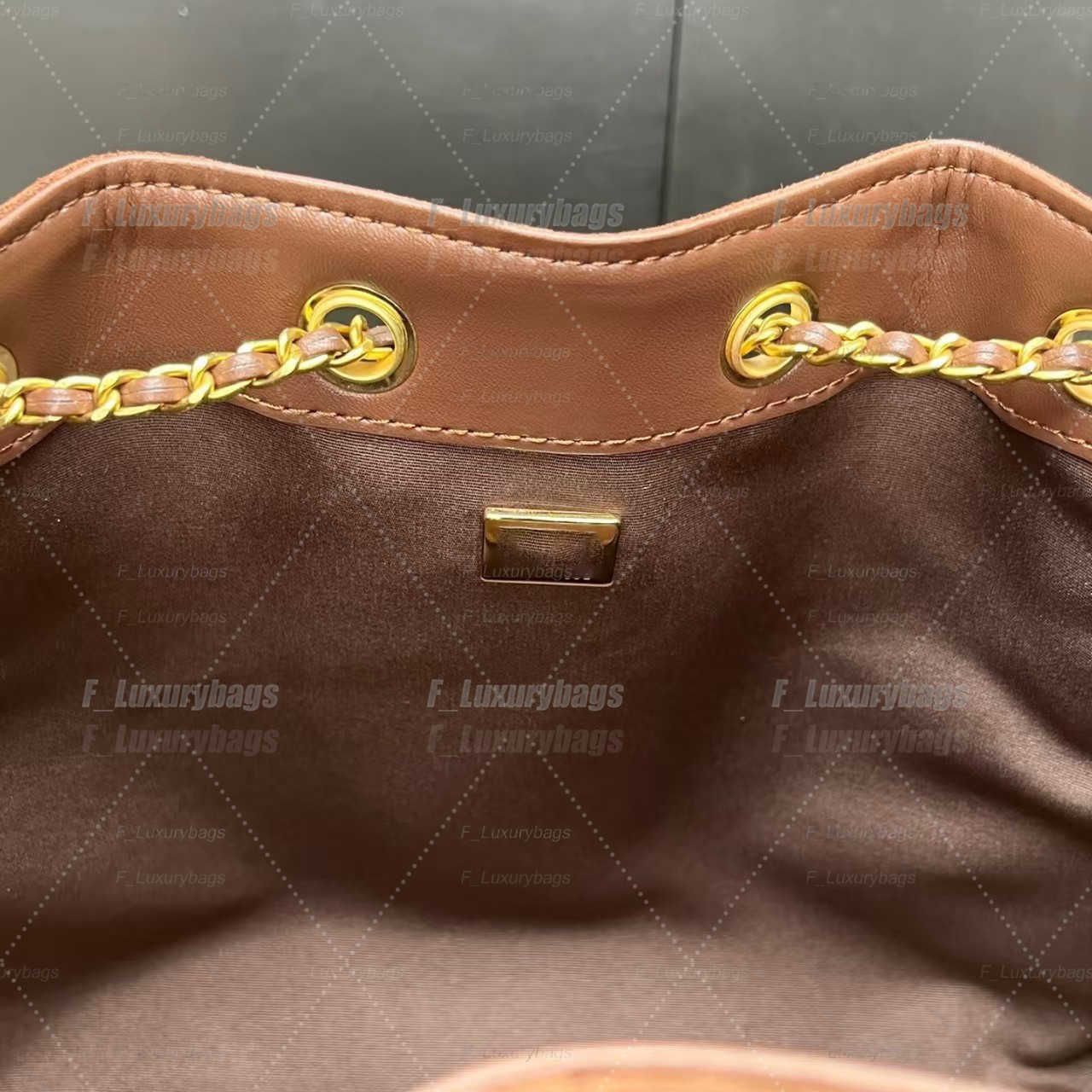Evening Bags Shoulder Bags Designer shoulder diamond check long chain fashion bucket crossbody bag Big homeless person 25 suede leather grey casual luxury brand - 8 of 8