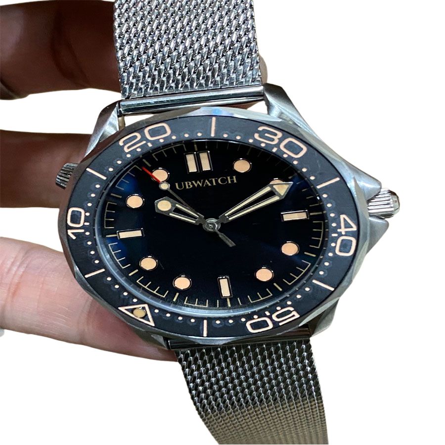 NTTD Watch 42mm No Time To Die Men Watch Automatic Movement Mechanical Montre de luxe Limited James Bond 007 Nato 300M Wristwatches - 7 of 8