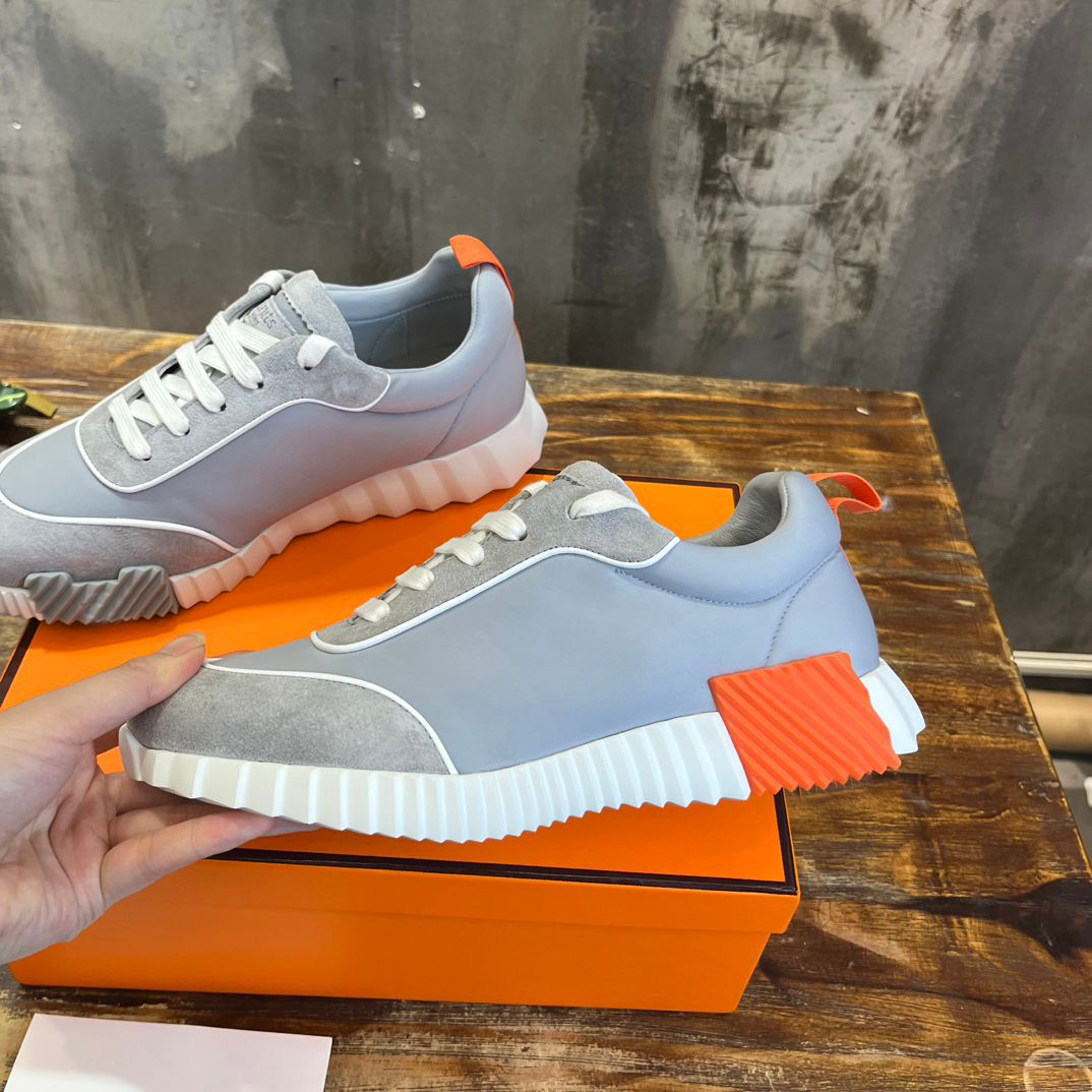 Designer Bouncing Series Sneakers Suede Leather Casual Men Women Trainers Patchwork Mesh Running Shoes Goatskin Breathable Outdoor Sneakers1 - 5 of 8