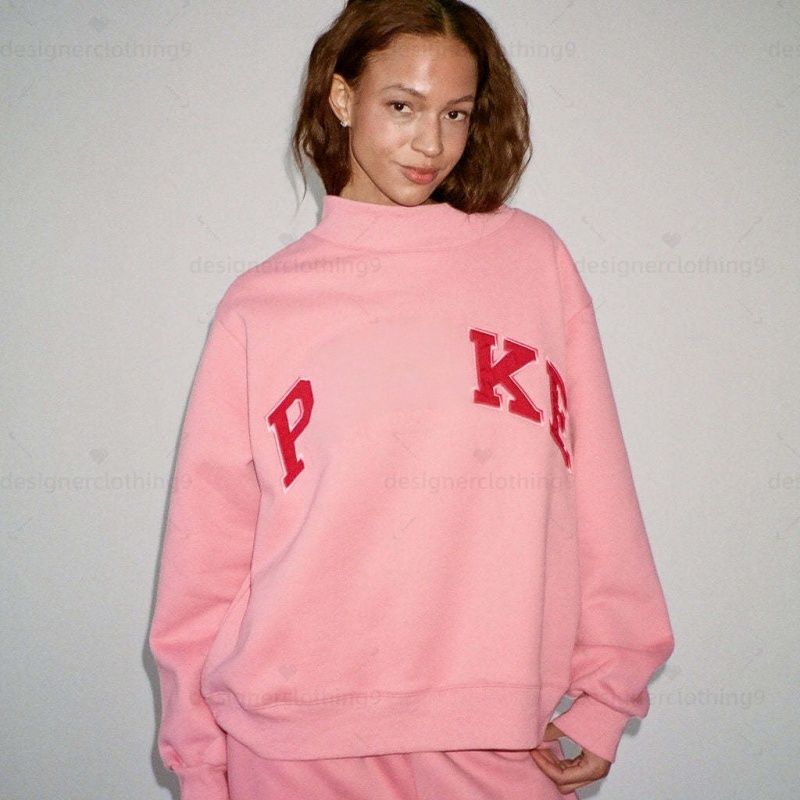 Womens Mockneck Sweatshirt Hoodie for Spring fashion Autumn Outdoor Casual Wear Loose Fit Designer Hoodie in M-2XL - 8 of 9