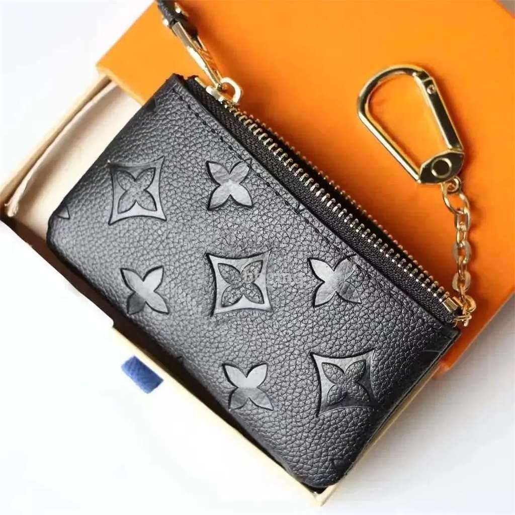 DRAGONNE KEY HOLDER Keychains Accessories Designer wallet Floral Canvas Keychain Car Key Chain Ring Charm Pochette Accessoires essential Tag Bag Stamping Stamp 02 - 4 of 8