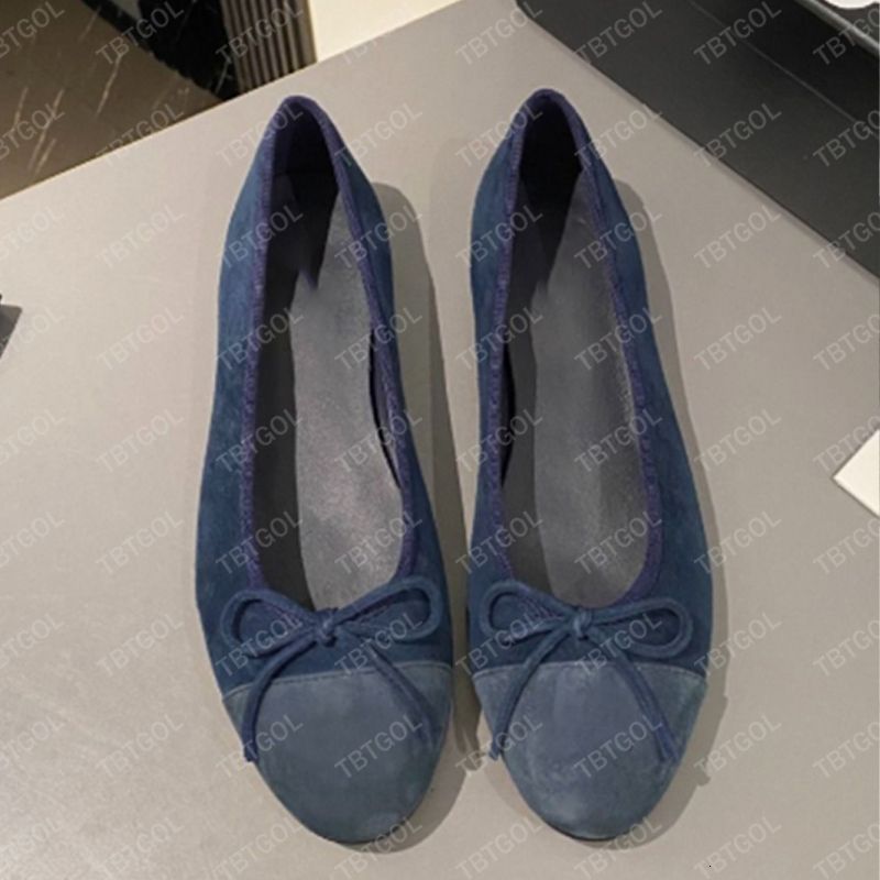 New Women Fur Ballet Flats Ballerine Velours Sandals Designer Bow Ballerina Shoes Loafers Ballet Sneakers Round Toes Leather Dress Shoes 891 - 5 of 8