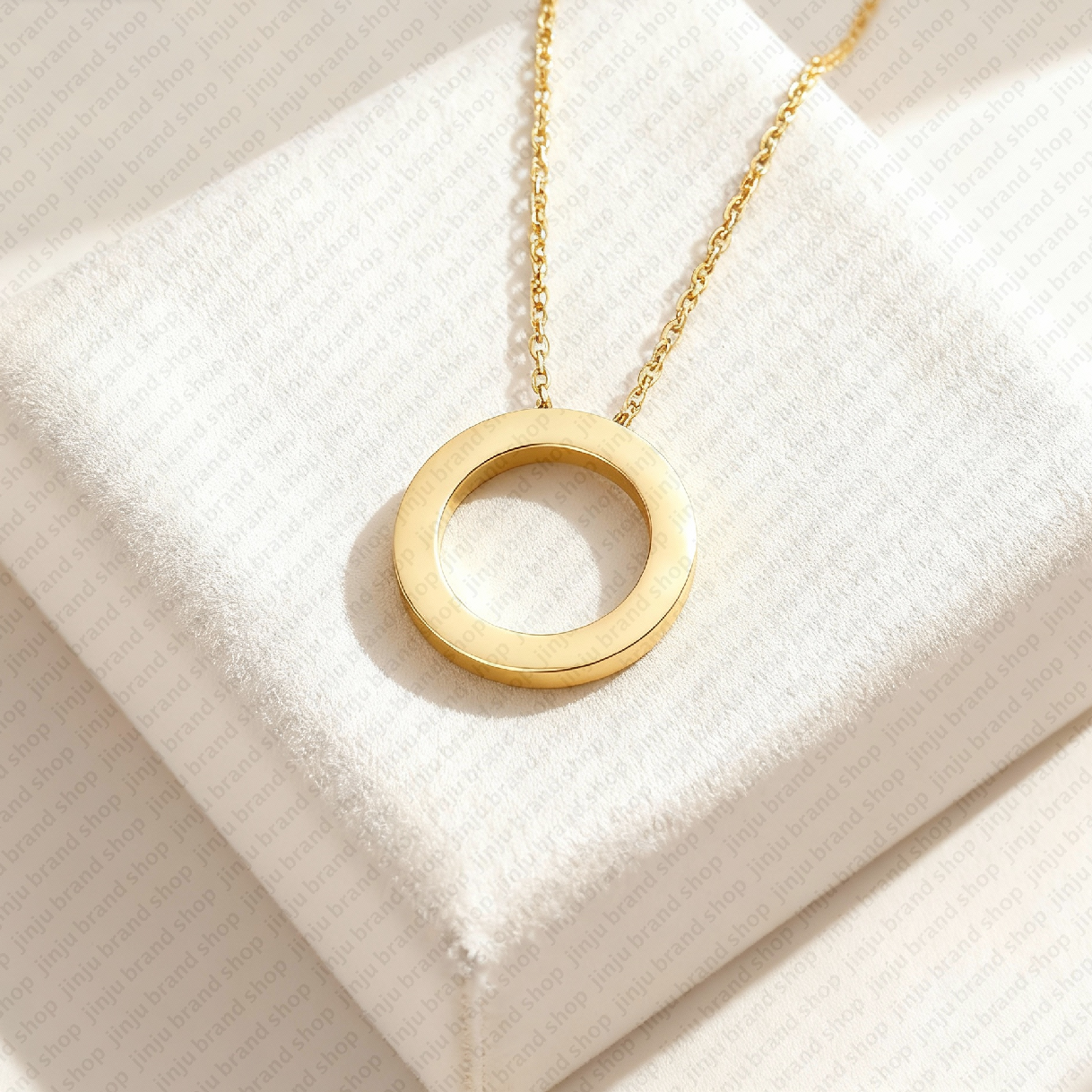 love necklace luxury jewelry designer necklace for woman circle pendant necklace with diamond 45cm screw necklace cross stone stainless steel necklace womens gift - 3 of 9