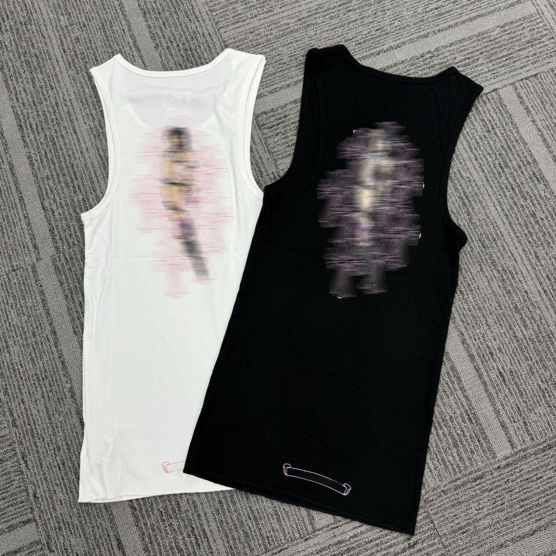 Designer Womens Tank Top Letter Pattern Print Cotton Vest Luxury Summer Casual Slim Sleeveless Vest Top for Women - 7 of 9