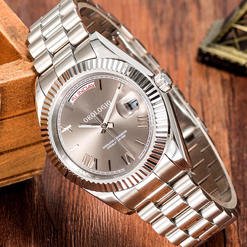 montre de luxe Mens Watches 41mm Automatic Movement full Stainless Watches 2813 Mechanical watches Luminous
