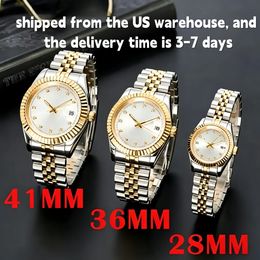 watch orologio Automatic Mechanical Watches Men Big Magnifier 41mm/36mm Stainless steel Sapphire Mens Watches Male Wristwatches Luminous - zorviavip