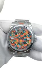 U1 Rolex Oyster Perpetual Automatic Stainless Steel Watch Bezel Men's Watch Sapphire Glass Case New Black Case - zorviavip