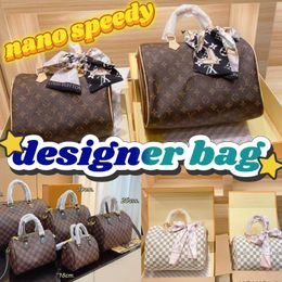 bag designer bag nano speedy handbag womens shoulder luxury bag clair solid casual simple bags purse Sac - zorviavip
