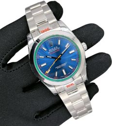 U1 Rolex Milgauss 116400 40MM Automatic Stainless Steel Watch Bezel Men's Watch Sapphire Glass Case New - zorviavip