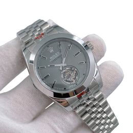 U1 Rolex Milgauss Label Noir Tourbillon 40MM Automatic Stainless Steel Watch Bezel Men's Watch Sapphire Glass Case New - zorviavip