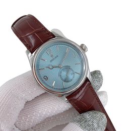 U1 Rolex Cellini Perpetual 1908 Ice Blue 39MM Sapphire Glass Upgraded Strap Automatic Stainless Steel Watch Bezel Men's Watch Case New - zorviavip