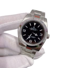 U1 Rolex Explorer Upgraded Jubilee Strap Automatic Stainless Steel Watch Bezel Men's Watch Sapphire Glass Case New Black Case - zorviavip